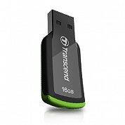 USB флешка Transcend USB 360 16GB Black+green